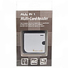 All-in-One Aluminum Casing USB 2.0 SDHC Card Reader with M2/TF Slots