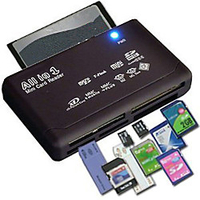All-in-one Card Reader Usb 2.0 Sd Card Reader Adapter Supports Tf Cf Sd miniinthebox
