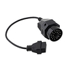 All Models 12pin Male to one Female OBD ELM327 IOS and Android App Vehicle Diagnostic Scanners miniinthebox