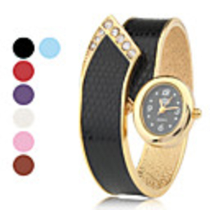 Alloy Band Quartz Bracelet Watch For Women