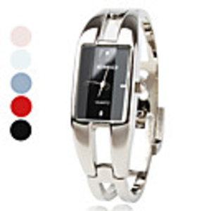 Alloy Band Quartz Bracelet Watch For Women