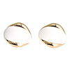 Alloy Edge Cat Eye Pattern Earrings (Assorted Colors)