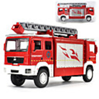 Alloy Fire Engine Vehicle Toy Truck Construction Vehicle Transport Car Toy Simulation Music Light All Adults Kids Car Toys