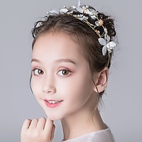 Alloy Headpiece with Imitation Pearl / Floral 1 pc Anniversary / Birthday Headpiece
