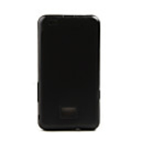 Aluminium Back Silica Frame Case for Samsung i9100 (Black)