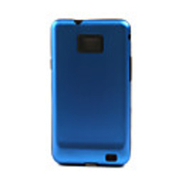 Aluminium Back Silica Frame Case for Samsung i9100 (Blue)