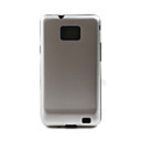 Aluminium Back Silica Frame Case for Samsung i9100 (Silver)