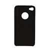 Aluminium Protective Case / Hole on Back for iPhone 4 - Black