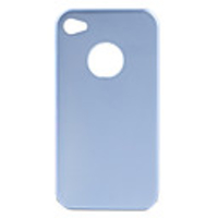 Aluminium Protective Case / Hole on Back for iPhone 4 - Blue