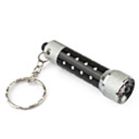 Aluminum 5 LED Keychain Light - Black