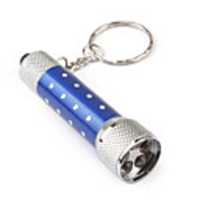 Aluminum 5 LED Keychain Light - Blue