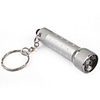 Aluminum 5 LED Keychain Light - Silver