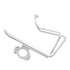 Aluminum Alloy Bottle Mount with Lock For Bicycle Handlebar,  White