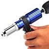 Aluminum Alloy Electric Rivet Gun 2.4mm-4.8mm Rivet Nut Gun Brill Adapter Cordless Riveting Tool Insert Nut Pull Rivet