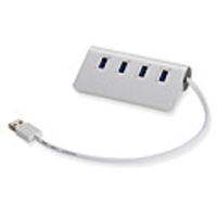 Aluminum Alloy Usb 3.0 Hub 4 Port Hub Usb3.0 1 / 4 Splitter