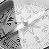 Aluminum Frame Portable Compass