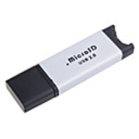 Aluminum USB Micro SD/TF Card Reader (Silver)