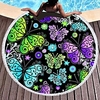 amazon hot-selling microfiber beach towel butterfly series round bath towel shawl diameter 150cm can be customized miniinthebox