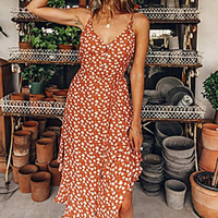 amazon quality european and american vacation style v-neck sling irregular floral dress long skirt pb1a054d miniinthebox