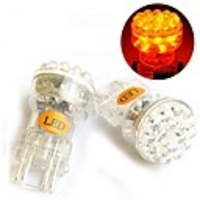 Amber 32-LED Car Tail Light Bulbs - 3057 3157