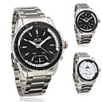 Analog-Digital Dual Display Black Dial Wrist Watch WH-903