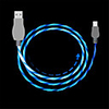 Android USB Cable for Huawei Xiaomi Mobile Phone Fast Charging Cable Streamer Data Line Magic light Charging Cable