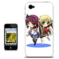 Angel Beats! Yuri Nakamura/ Kanade Tachibana Cute Version Anime iPhone Case