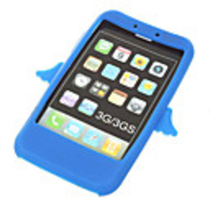 Angel Style Silicone Case for iPhone 3G/3GS (Blue)