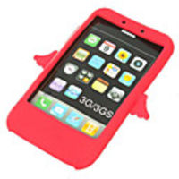 Angel Style Silicone Case for iPhone 3G/3GS (Red)