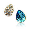 Angel Tears Asymmetric Crystal Ear Studs