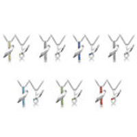 Angel Wing Crystal Necklace