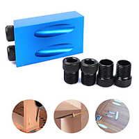 Angle 15 Degree Woodworking Drill Locator Oblique Hole Locator Guide Kit