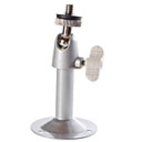 Angle Adjustable Steel Stand for Surveillance Security Camera (Silver)