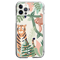 Animal Case For Apple iPhone 12 iPhone 11 iPhone 12 Pro Max Unique Design Protective Case and Screen Protector Shockproof Back Cover TPU miniinthebox