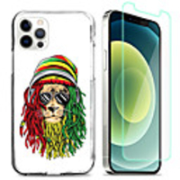 Animal Case For Apple iPhone 12 iPhone 11 iPhone 12 Pro Max Unique Design Protective Case with Screen Protector Shockproof Back Cover TPU