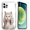 Animal Case For Apple iPhone 12 iPhone 11 iPhone 12 Pro Max Unique Design Protective Case with Screen Protector Shockproof Back Cover TPU