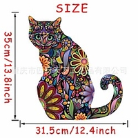 Animal Cat Wall Stickers Wall Stickers Pvc Decorative Wall Stickers Home Decoration Wall Decals Wall Decorations 1pc
