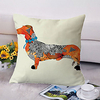 Animal Dog Double Side Cushion Cover 1PC Soft Decorative Square Throw Pillow Cover Cushion Case Pillowcase for Sofa Bedroom Livingroom Outdoor Superior Quality Machine Washable Outdoor Cushion for Sofa Couch Bed Chair miniinthebox