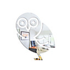 Animal Owl Wall Stickers Mirror Wall Stickers Decorative Wall Stickers,  Acrylic Home Decoration Wall Decal Wall Decoration 1pc