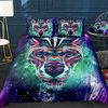 Animal Series Leopard Print 3-Piece Duvet Cover Set Hotel Bedding Sets Comforter Cover with Soft Lightweight Microfiber For Holiday Decoration(Include 1 Duvet Cover and 1or 2 Pillowcases)