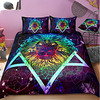 Animal Series Lion Print 3-Piece Duvet Cover Set Hotel Bedding Sets Comforter Cover with Soft Lightweight Microfiber For Holiday Decoration(Include 1 Duvet Cover and 1or 2 Pillowcases)