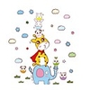 Animal Wall Sticker Decorative Wall Stickers Removable Indoor Bed Room Living Room