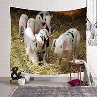 Animal Wall Tapestry Art Decor Blanket Curtain Hanging Home Bedroom Living Room Decoration miniinthebox