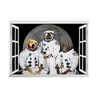 Animals / Cartoon Wall Stickers Bedroom / Kids Room amp; kindergarten,  Removable / Pre-pasted PVC Home Decoration Wall Decal 1pc miniinthebox