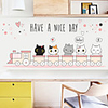 Animals / Christmas Decorations Wall Stickers Plane Wall Stickers / Animal Wall Stickers Decorative Wall Stickers,  PVC Home Decoration Wall Decal Wall / Window Decoration 1pc