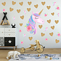 Animals / Christmas Decorations Wall Stickers Plane Wall Stickers / Holiday Wall Stickers Decorative Wall Stickers,  PVC Home Decoration Wall Decal Wall / Window Decoration 1pc