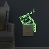 Animals / Fashion / Leisure Wall Stickers Luminous Wall Stickers Light Switch Stickers,  Paper Home Decoration Wall Decal Wall / Switch Decoration 1 set