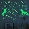 Animals / Holiday Wall Stickers Luminous Wall Stickers / Holiday Wall Stickers Decorative Wall Stickers,  PVC Home Decoration Wall Decal Wall Decoration 2pcs