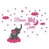 Animals Cartoon Wall Stickers Living Room Kids Room Kindergarten Removable Pre-pasted PVC Home Decoration Wall Decal 1pc miniinthebox