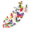 Animals Double Layer Wall Stickers 3D Wall Stickers Decorative Wall Stickers Light Switch Stickers Fridge Stickers Wedding Stickers PVC Home - Multicolour